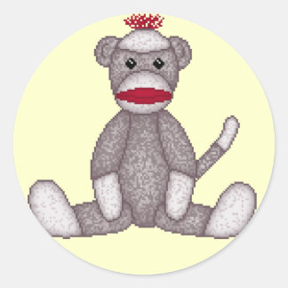 Luras Socken Monkey Stickers