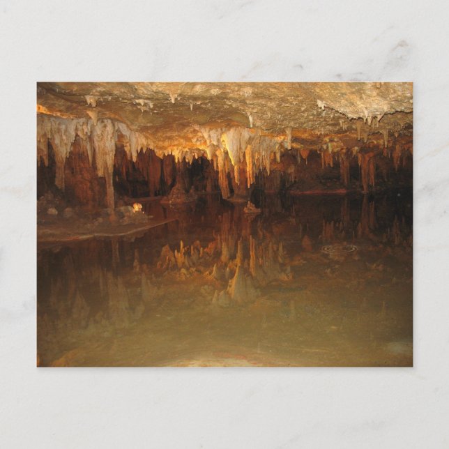 Luray-Höhlen, Reflektionspool Postkarte (Vorderseite)