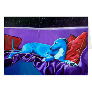 'Lurcher illuminé par les étoiles