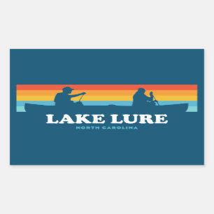 Lure North Carolina Canoe Rechteckiger Aufkleber