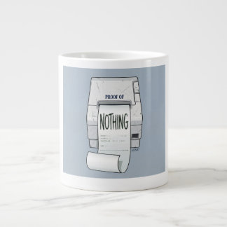 LUSA - Beweis für Nichts - Lustiger Belegdrucker Jumbo-Tasse