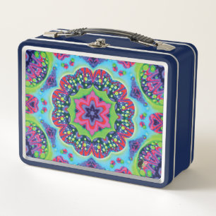 Luscious Kaleidoscope Metal Lunchbox