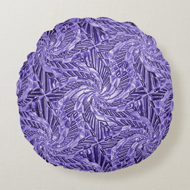 Luscious Lavender.... Rundes Kissen (Vorderseite)