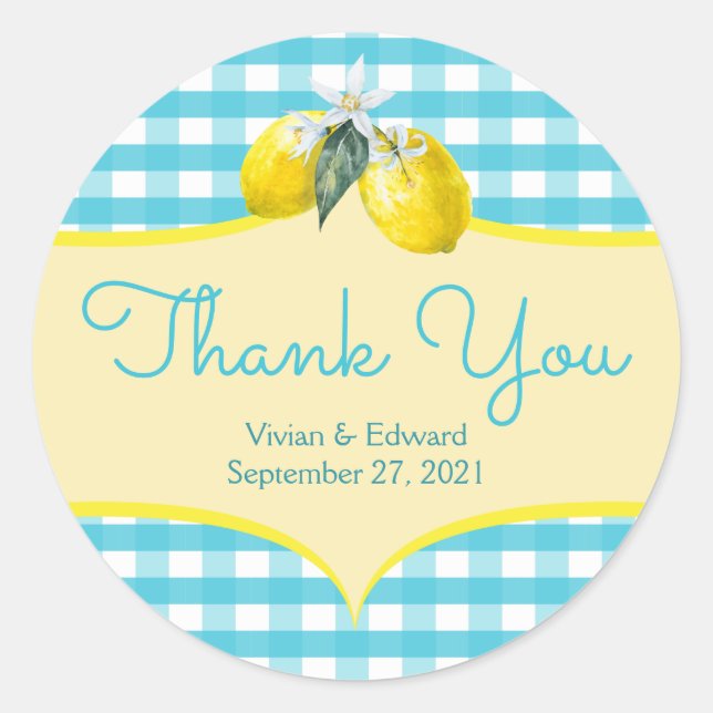 Luscious Lemon Danke, Stickers (Vorderseite)