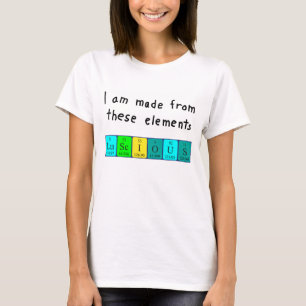Luscious periodisches Tabellenwort Shirt