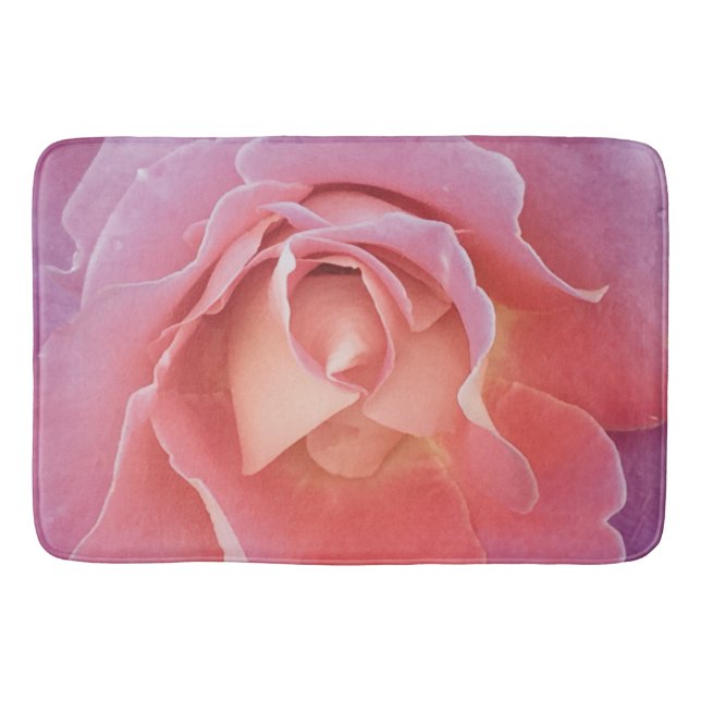 Luscious Pink Rose Badematte (Vorderseite)