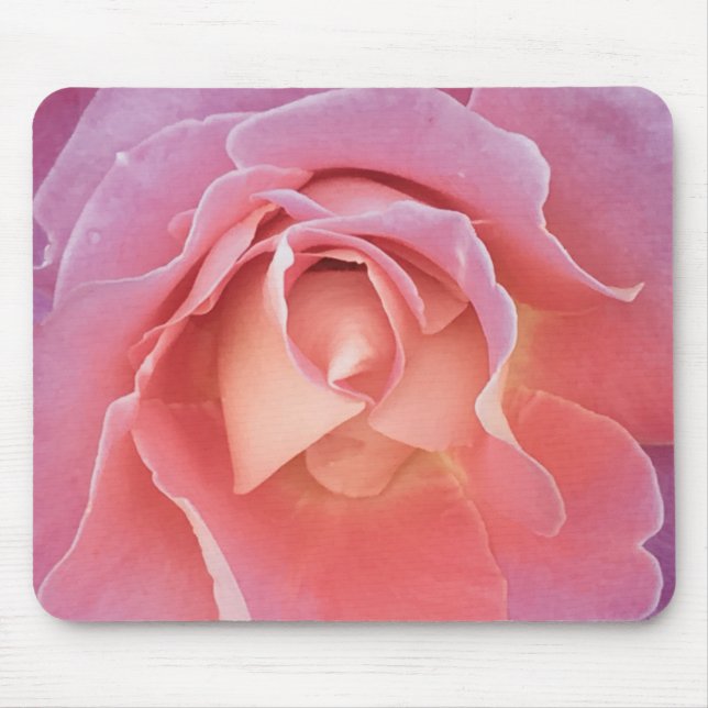 Luscious Pink Rose Mousepad (Vorne)