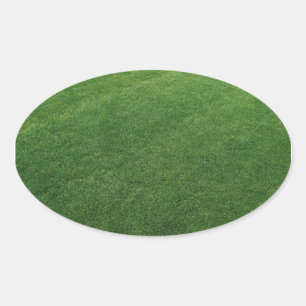 Luscious Turf Oval Aufkleber