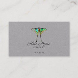 Lush Butterfly Logo Grau Jewelier Designer Telefonnummerkarte