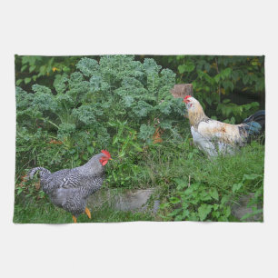 Lush Chicken Kitchtuch Handtuch