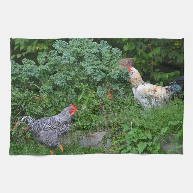 Lush Chicken Kitchtuch Handtuch (Horizontal)