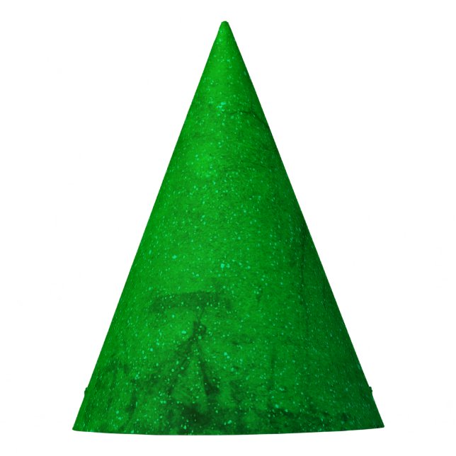 Lush Emerald Party Hat - Anpassbar und elegant Partyhütchen (Vorderseite)