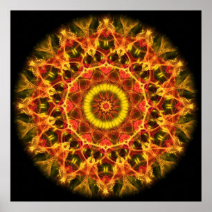 Lush Glow Kaleidoskop Poster