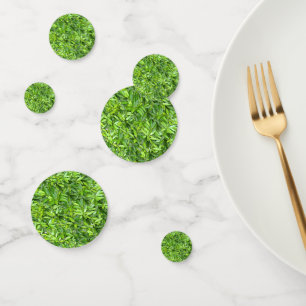 Lush Green Blätter Pattern - Natur botanisch Konfetti