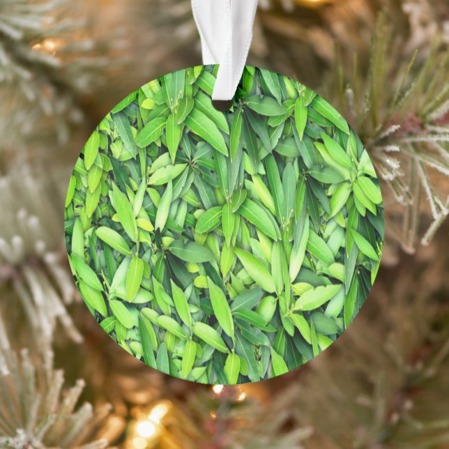 Lush Green Blätter Pattern - Natur botanisch Ornament (Baum)