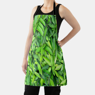 Lush Green Blätter Pattern - Natur botanisch Schürze