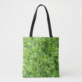 Lush Green Blätter Pattern - Natur botanisch Tasche