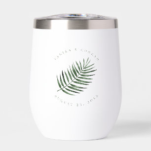 Lush Palm Leaf Wedding Moss Green ID956