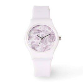 Lush Serene Pink Ferns Armbanduhr