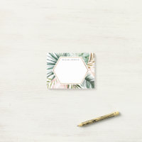 Lush Tropics Post It Note Pad