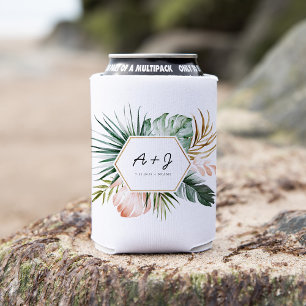 Lush Tropics Wedding kann gemütlich gemütlich mach Dosenkühler