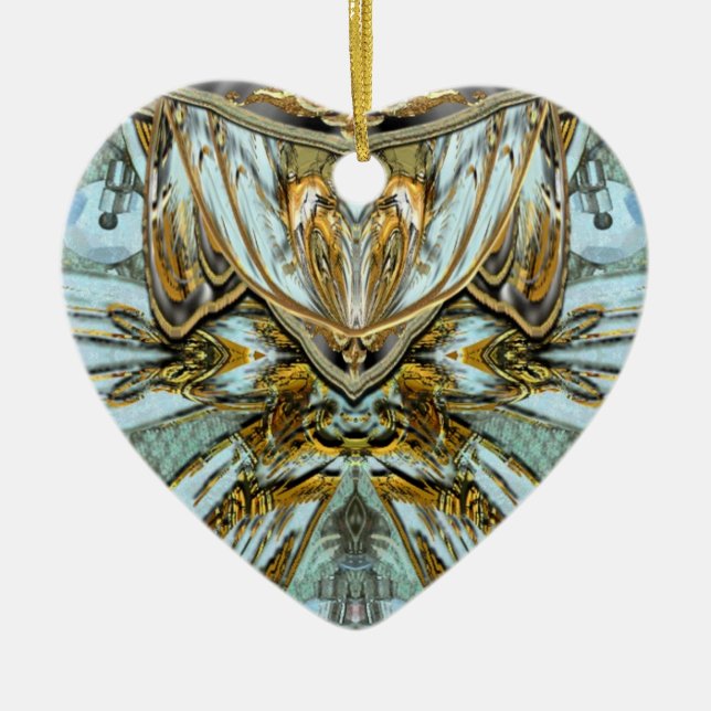 LushFlow Elegant Lady Keramikornament (Vorne)