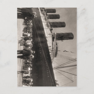 Lusitania erreicht New York City 1907 Postkarte