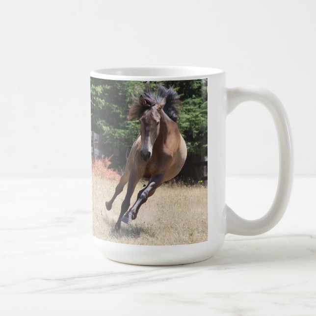 Lusitano Pferd an der Freiheit Kaffeetasse (Rechts)