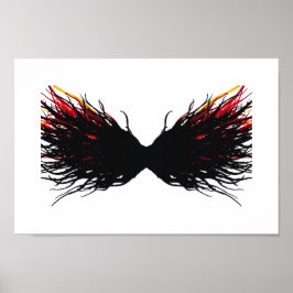 Lust Abstract 7 Todsünden Alkohol Tinten Kunst Poster