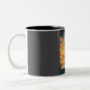 Lust auf eine Reise nach Lissabon Portugal Zweifarbige Tasse