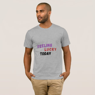 Lust auf Glück Heute Lustiges Zitat Herren T-Shirt