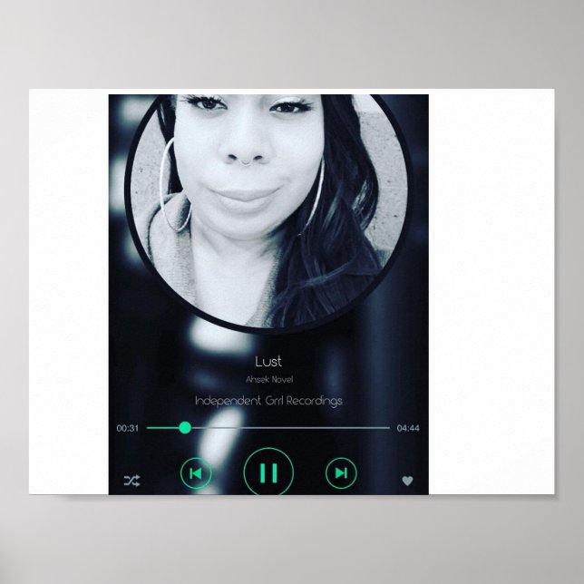 Lust Single Track Promo Poster (Vorne)