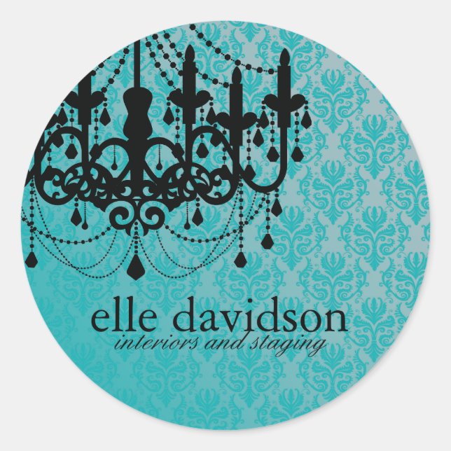 Lüsterkleber Runder Aufkleber (Vorderseite)