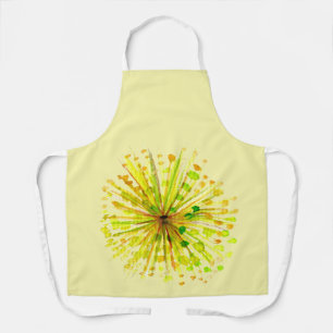 Lüstern aus gelber Wildblume, Aquarell Blume Schürze