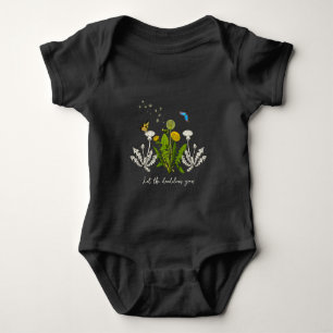 Lüsterne wachsen Naturdesign Baby Strampler