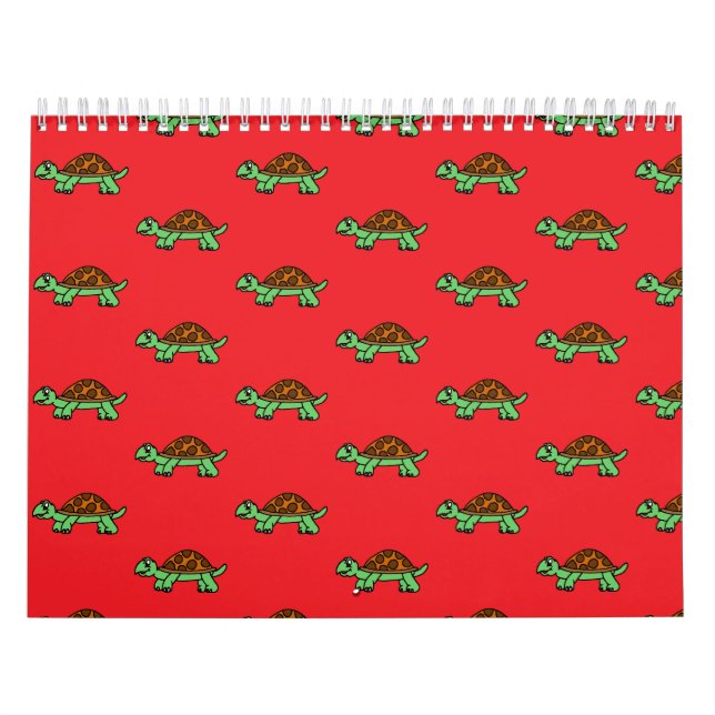 Lustiege Schildkröte Kalender (Titelbild)