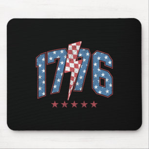 Lustig 1776 4. Juli Amerikanische USA-Flagge Männe Mousepad
