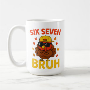 Lustig 67 Bruh Truthahn für Männer Jungen Teenager Kaffeetasse