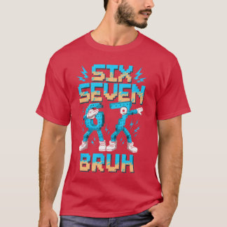 Lustig 67 Dab Si Seven Burh Weihnachten 6 7 Dabbin T-Shirt