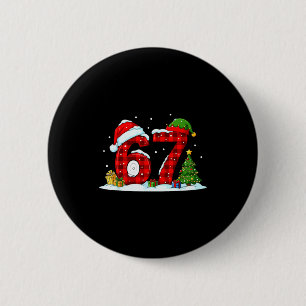 Lustig 67 Meme Sechs Sieben Weihnachten Büffel Rot Button