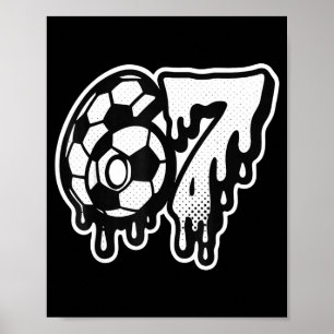 Lustig 67 Meme Slang Fußball Eiscreme Tropfen Sech Poster
