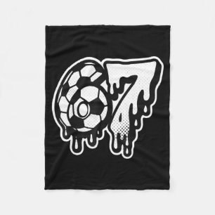 Lustig 67 Meme Slang Fußball Eiscreme tropft Sechs Fleecedecke