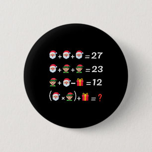 Lustig 67 Meme Weihnachten Mathelehrer Santa Sechs Button