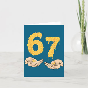 Lustig 67 Sechs Sieben Cheesy Mac &amp; Cheese 6 7 Karte