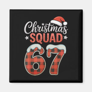 Lustig 67 Sechs Sieben Meme Brainrot 67 Weihnachte Magnet