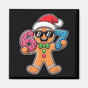 Lustig 67 Weihnachten Six Seven Meme Xmas Lebkuche Magnet