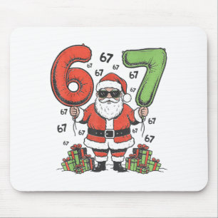 Lustig 67 Weihnachtsmann Sechs Sieben Weihnachten  Mousepad