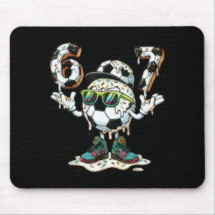 Lustig 6 7 Sechs Sieben 67 Fußball Meme Glasierte Mousepad