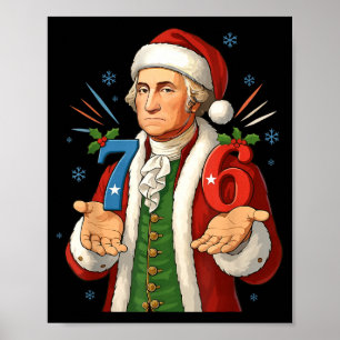 Lustig 7-6 6-7 George Washington Santa 67 Meme Chr Poster