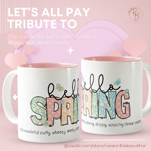 Lustig Aber Wahr Hallo Frühling Keramik Tasse